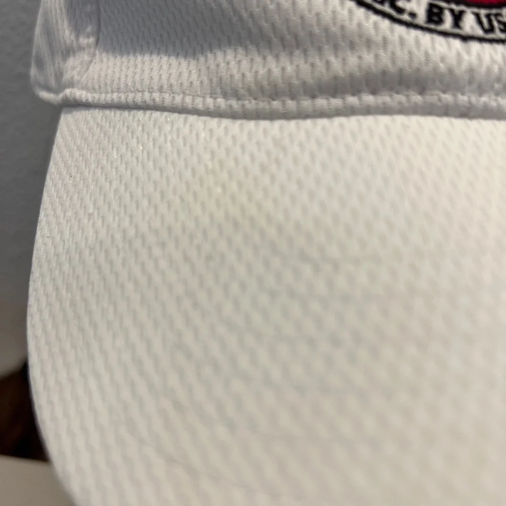 USGA Antigua Desert Dry Womens White Cap Hat Golf Association Of FL Adjustable